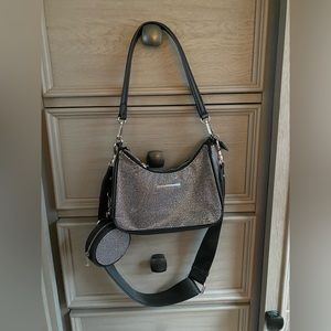 ALDO SPARKLY DIAMOND CROSSBODY MINI PURSE